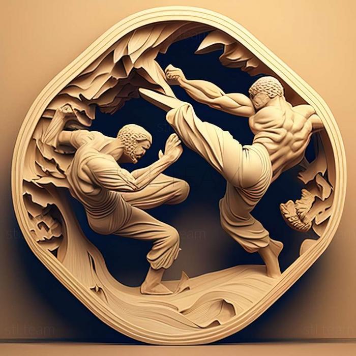 3D model Martial Arts Capoeira game (STL)